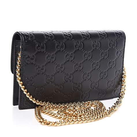 gucci wallet bag with chain|Gucci wallet on chain crossbody.